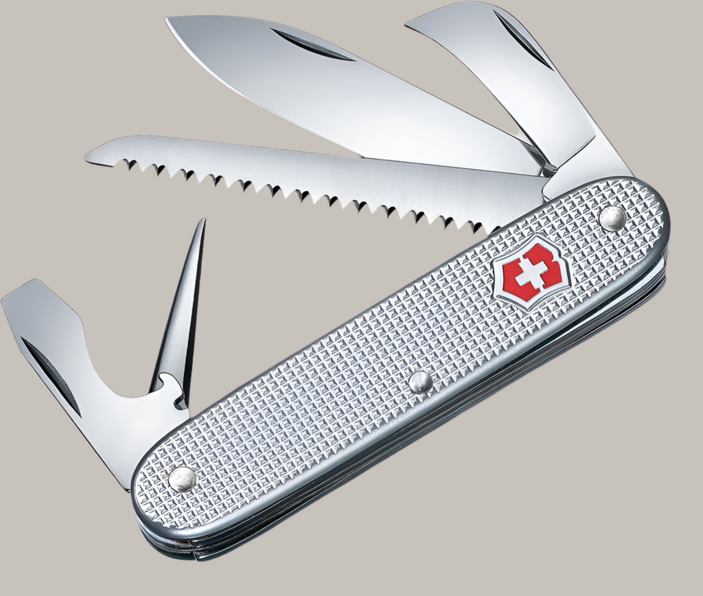 Victorinox Swiss Army 7 Silver Alox