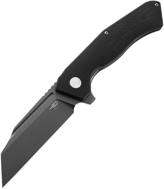 Best Tech Rockface Linerlock Black NIB