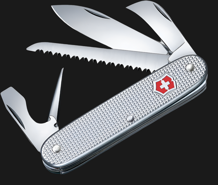 Victorinox Swiss Army 7 Silver Alox VN0815026 0.8150.26