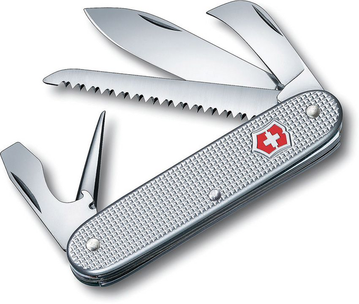 Victorinox Swiss Army 7 Silver Alox VN0815026 0.8150.26