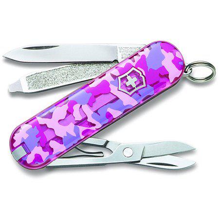 Victorinox Classic SD 58mm Pink Cameo 2.3" Knife NIB