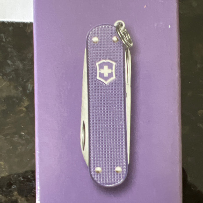 Victorinox Swiss Army Alox Electric Lavender 58mm NIB VN06221223G
