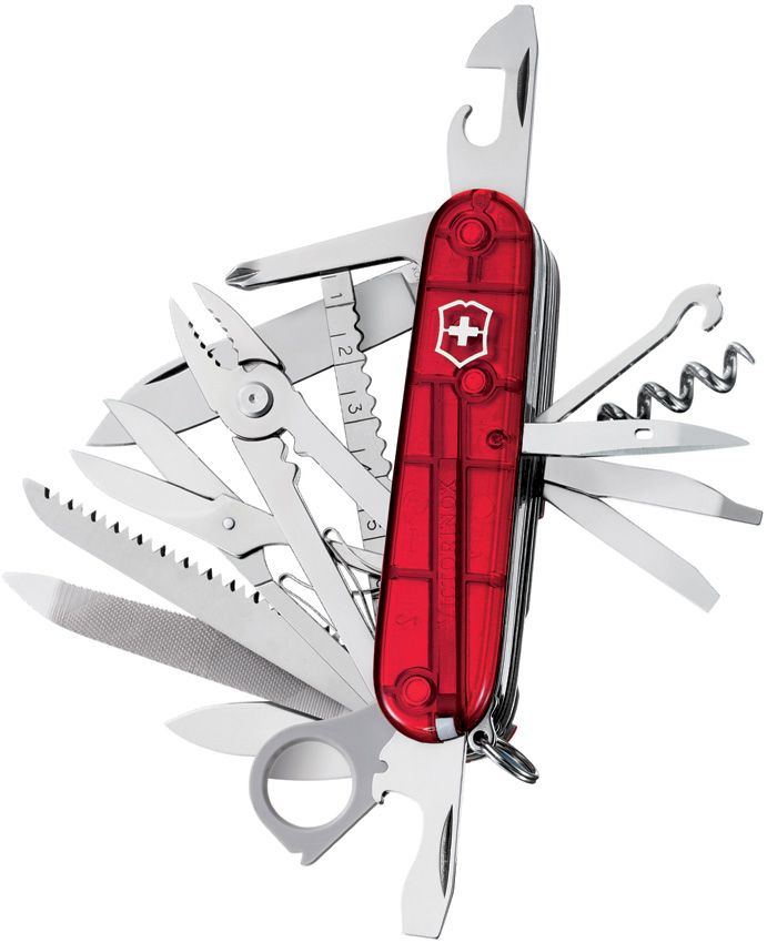 Victorinox Swiss Champ Ruby 91mm NIB VN16795TX1 1.6796.T-X1